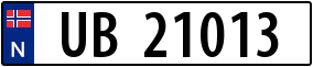 Truck License Plate